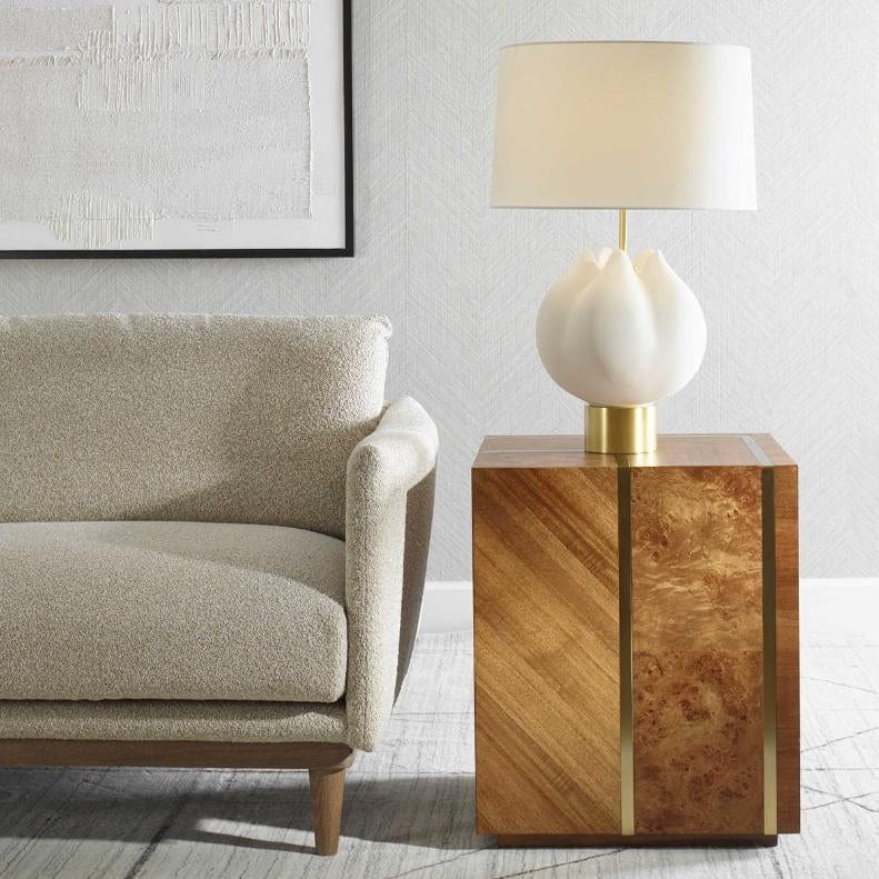 Uttermost Seven Wonders Wooden Side Table