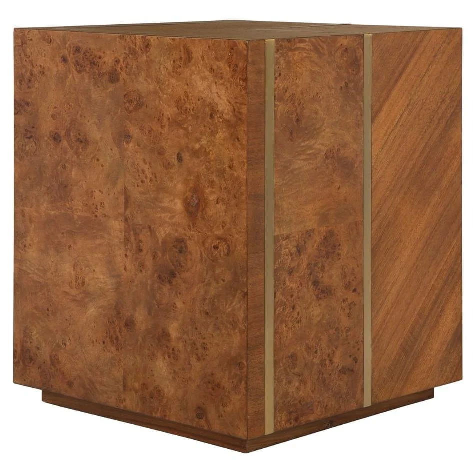Uttermost Seven Wonders Wooden Side Table - Image 2