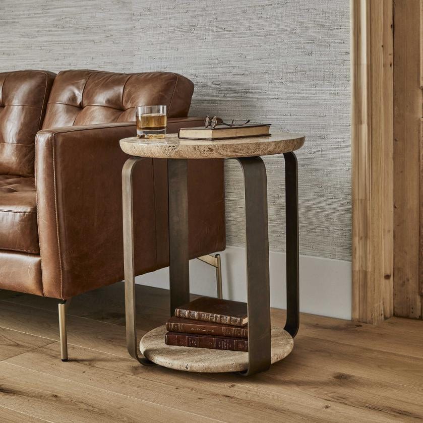 Black Label Parenthesis Accent Table