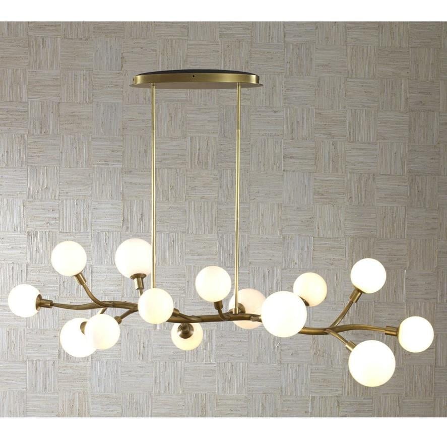 Black Label Meandering 14 Light Pendant - Brass - Image 6