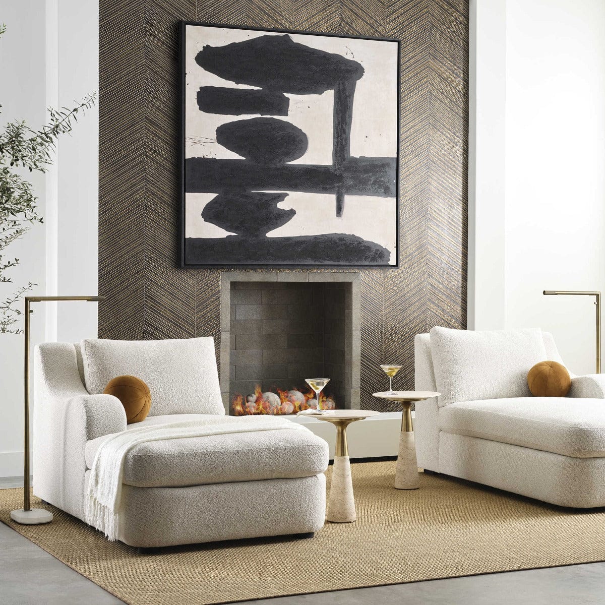 Black Label Rock on Framed Canvas - Image 5