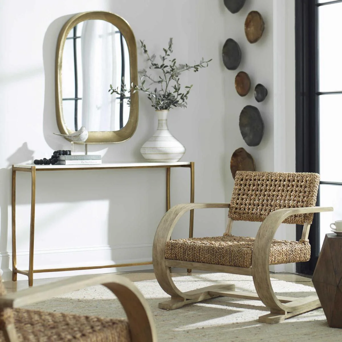 Uttermost Bradano Brass Arch Mirror - Image 4