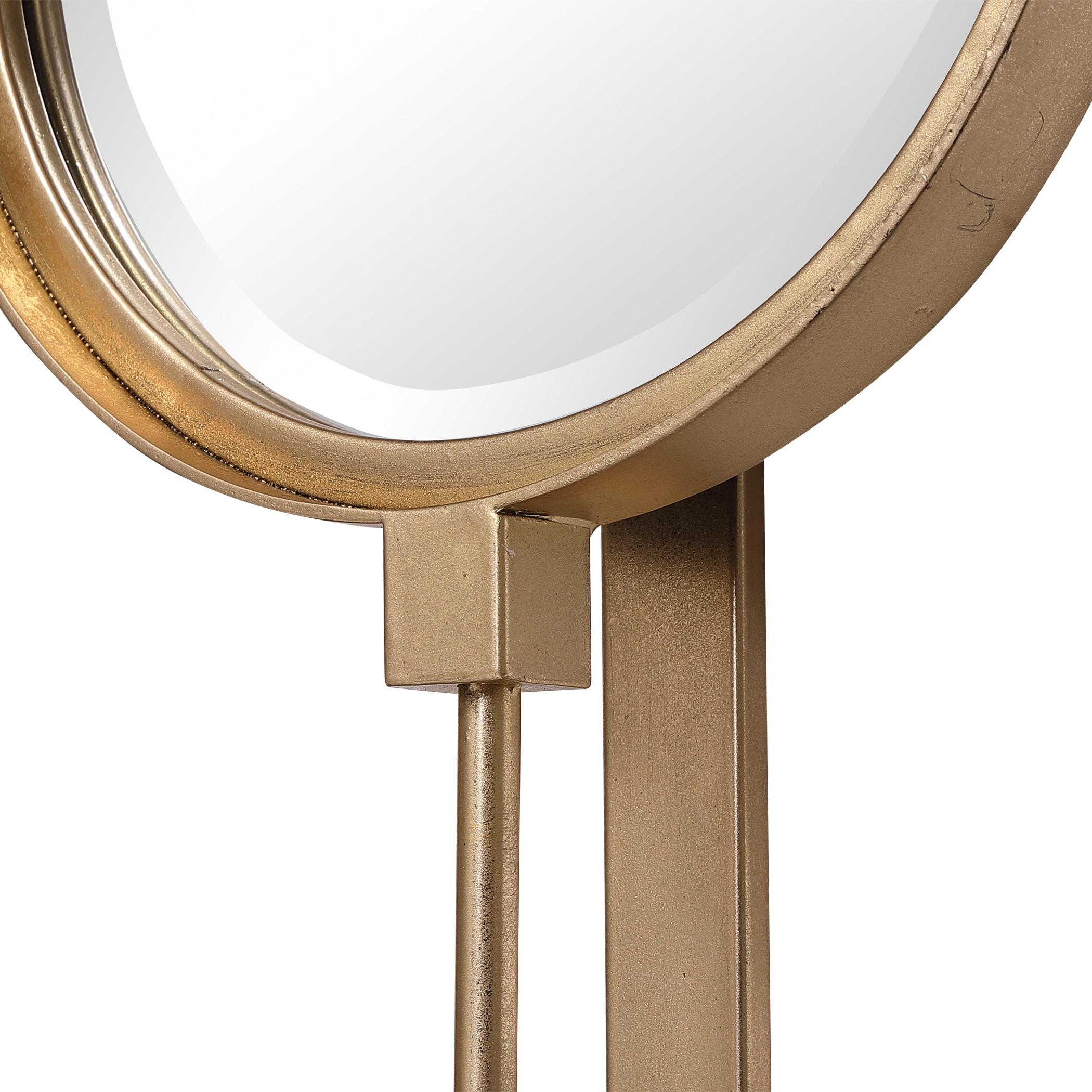 Uttermost Button Gold Mirror - Image 3