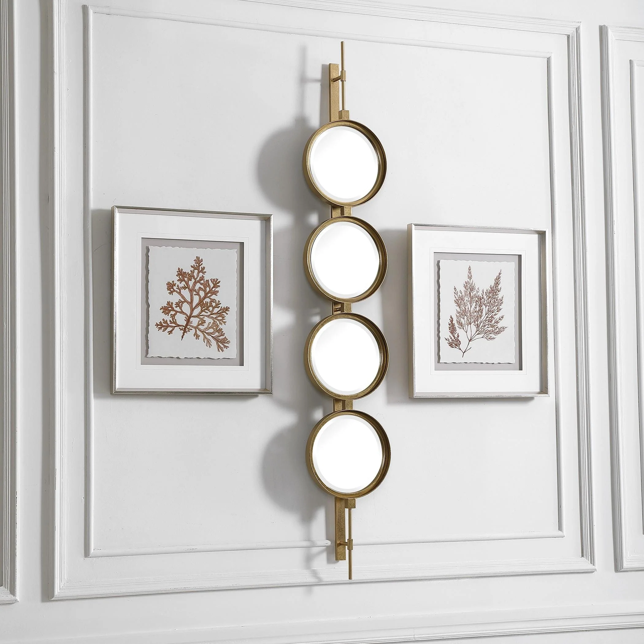 Uttermost Button Gold Mirror - Image 4