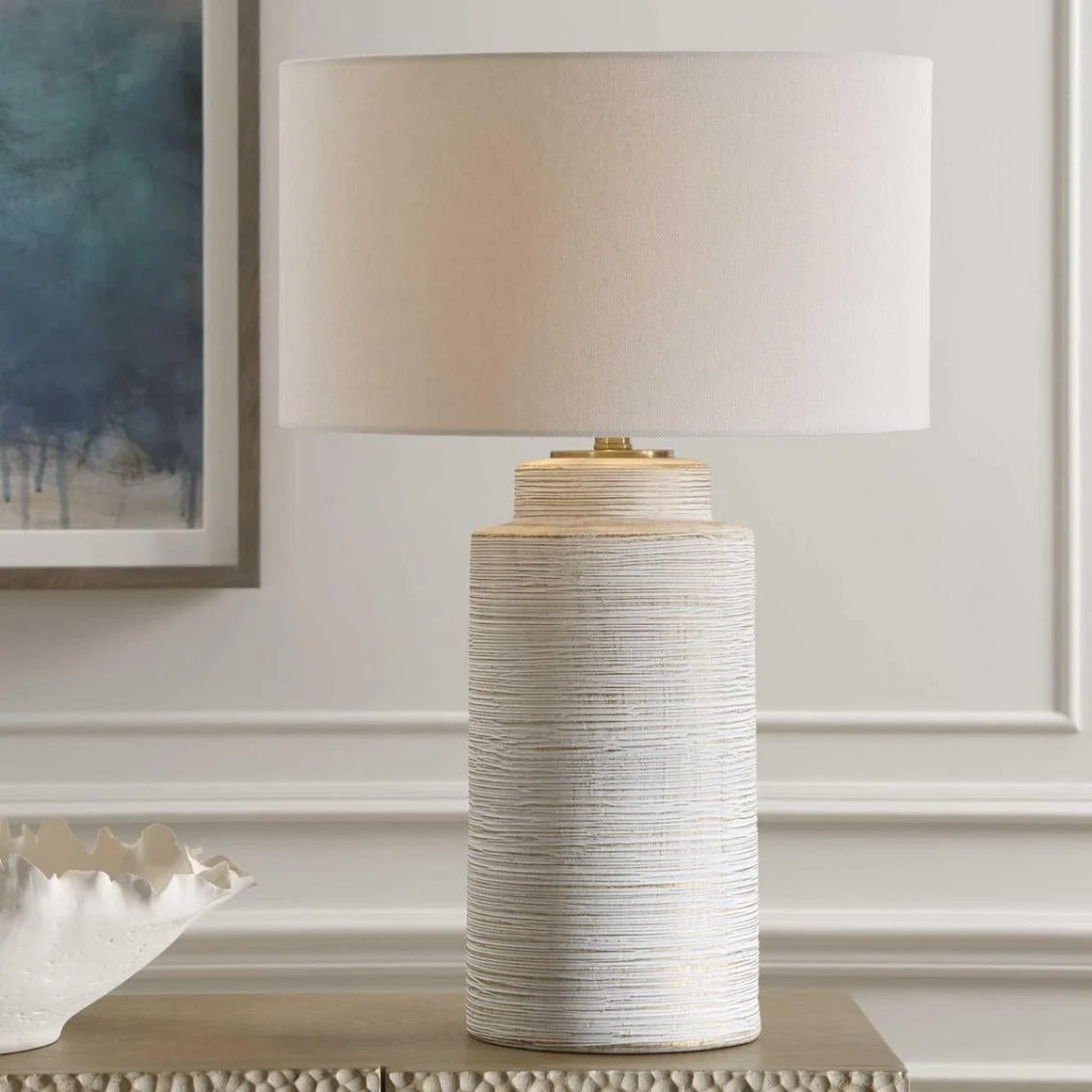 Crimp Ribbed Table Lamp - Image 5