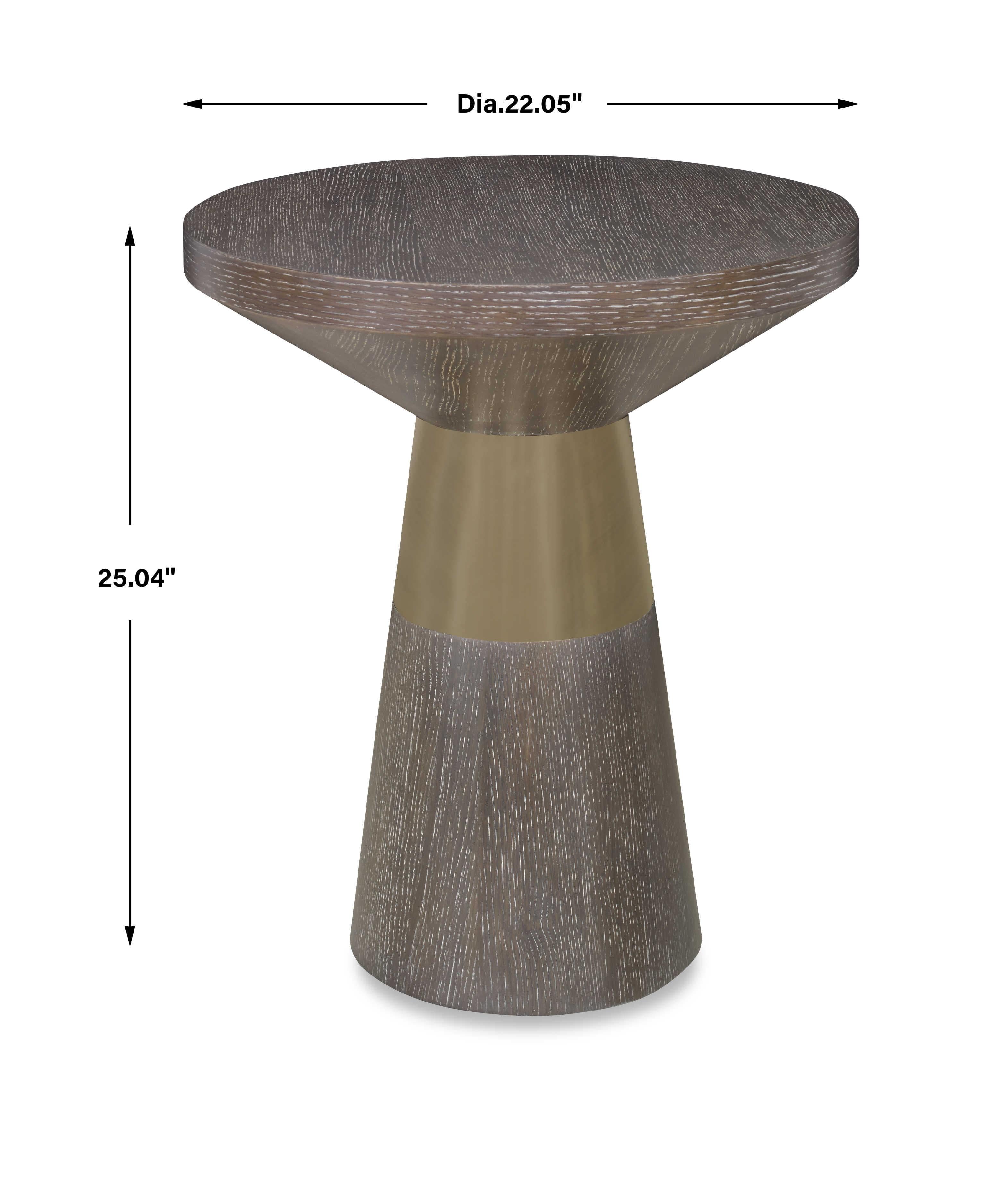 Black Label Flute Accent Table - Image 4