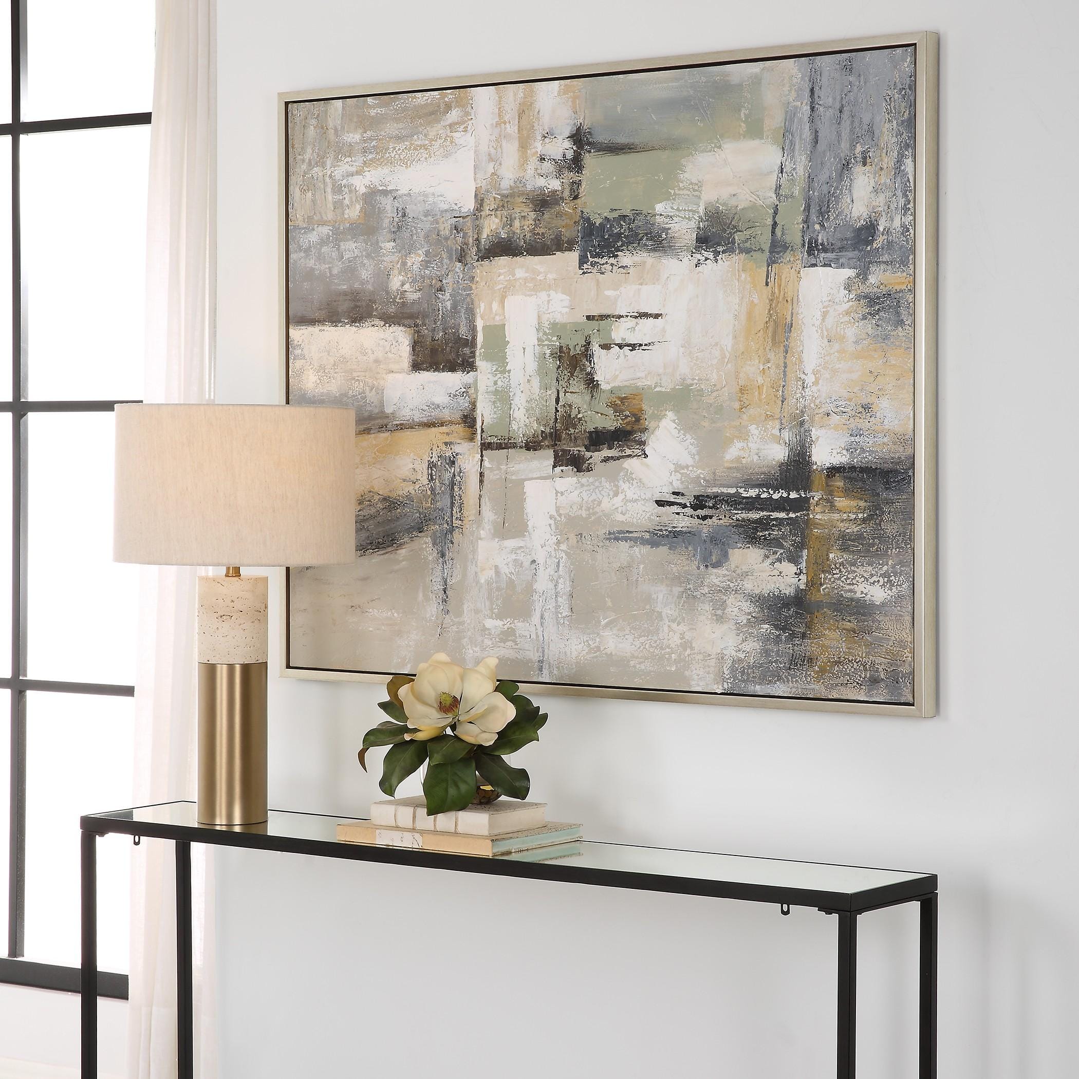 Uttermost Intuition Hand Painted Abstract Art - Image 8