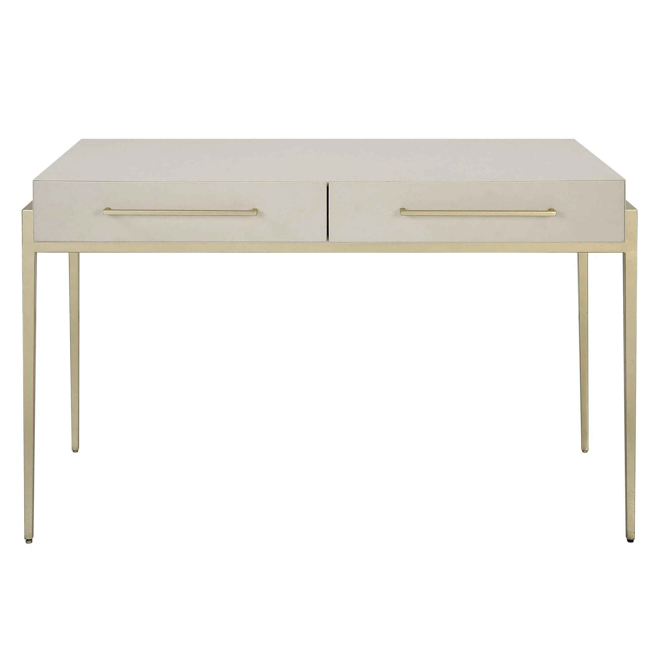 Uttermost Jewel Modern White Desk - Image 3