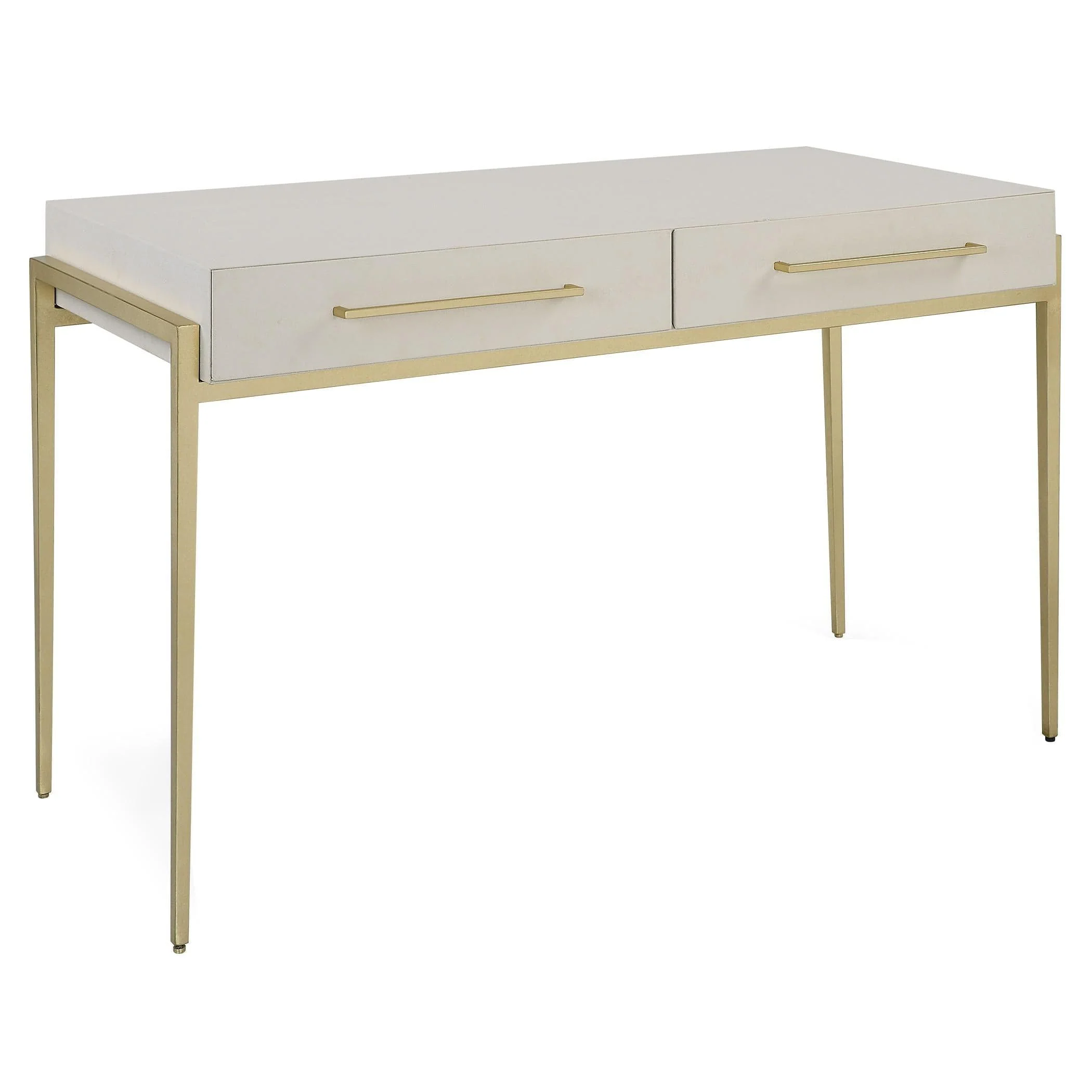 Uttermost Jewel Modern White Desk - Image 6