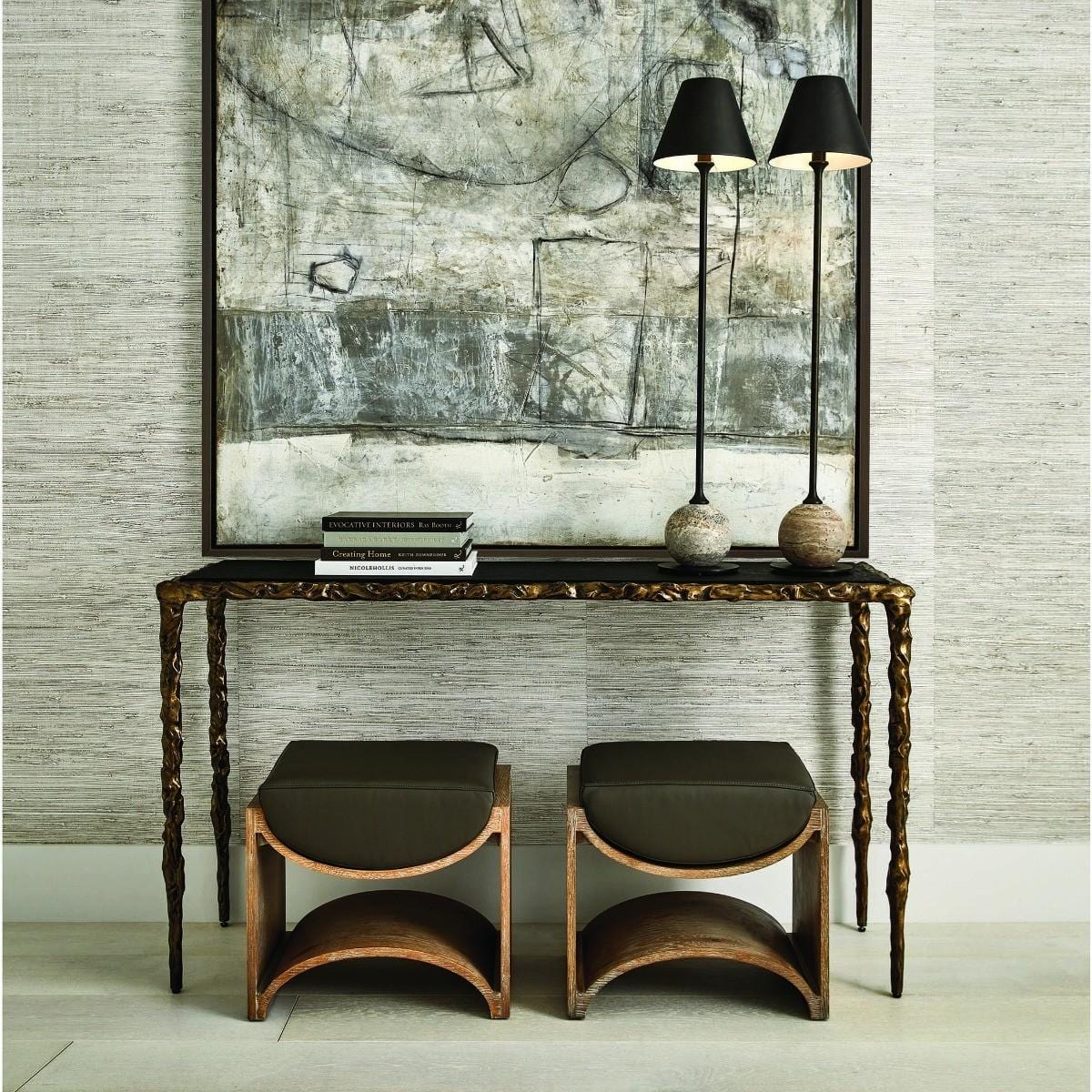 Black Label Lava Console Table