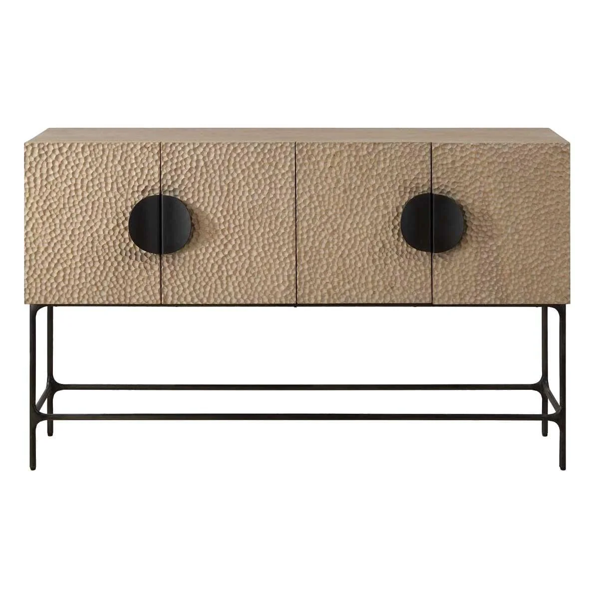 Lunar 4 Door Elm Wood Cabinet - Image 6