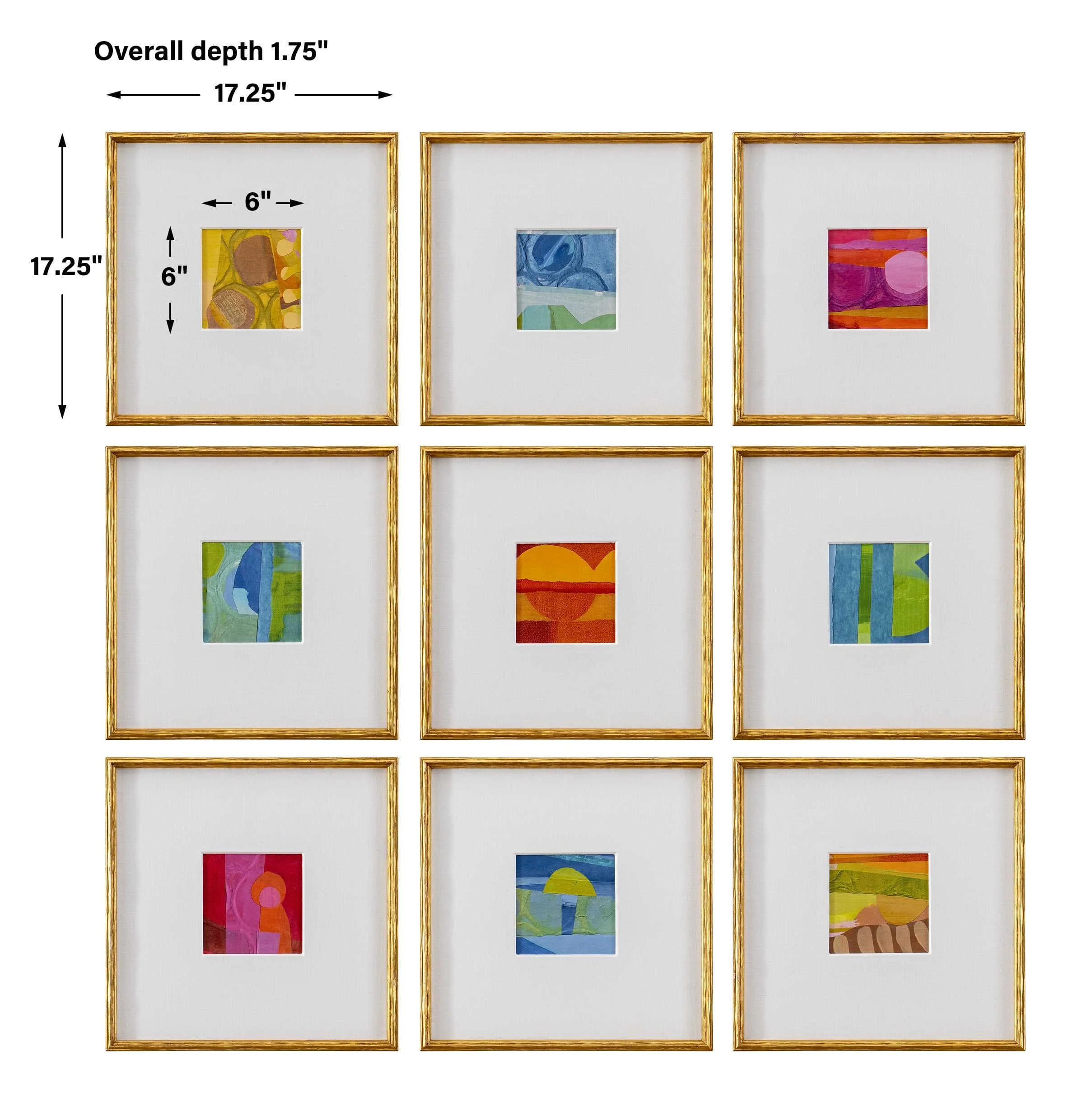 Black Label Petite Bijoux Framed Canvases - Brilliant, S/9 - Image 3