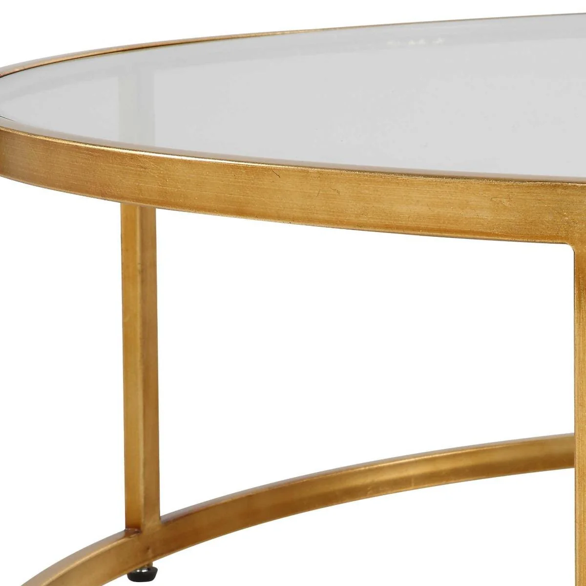 Uttermost Radius Modern Circular Coffee Table - Image 2