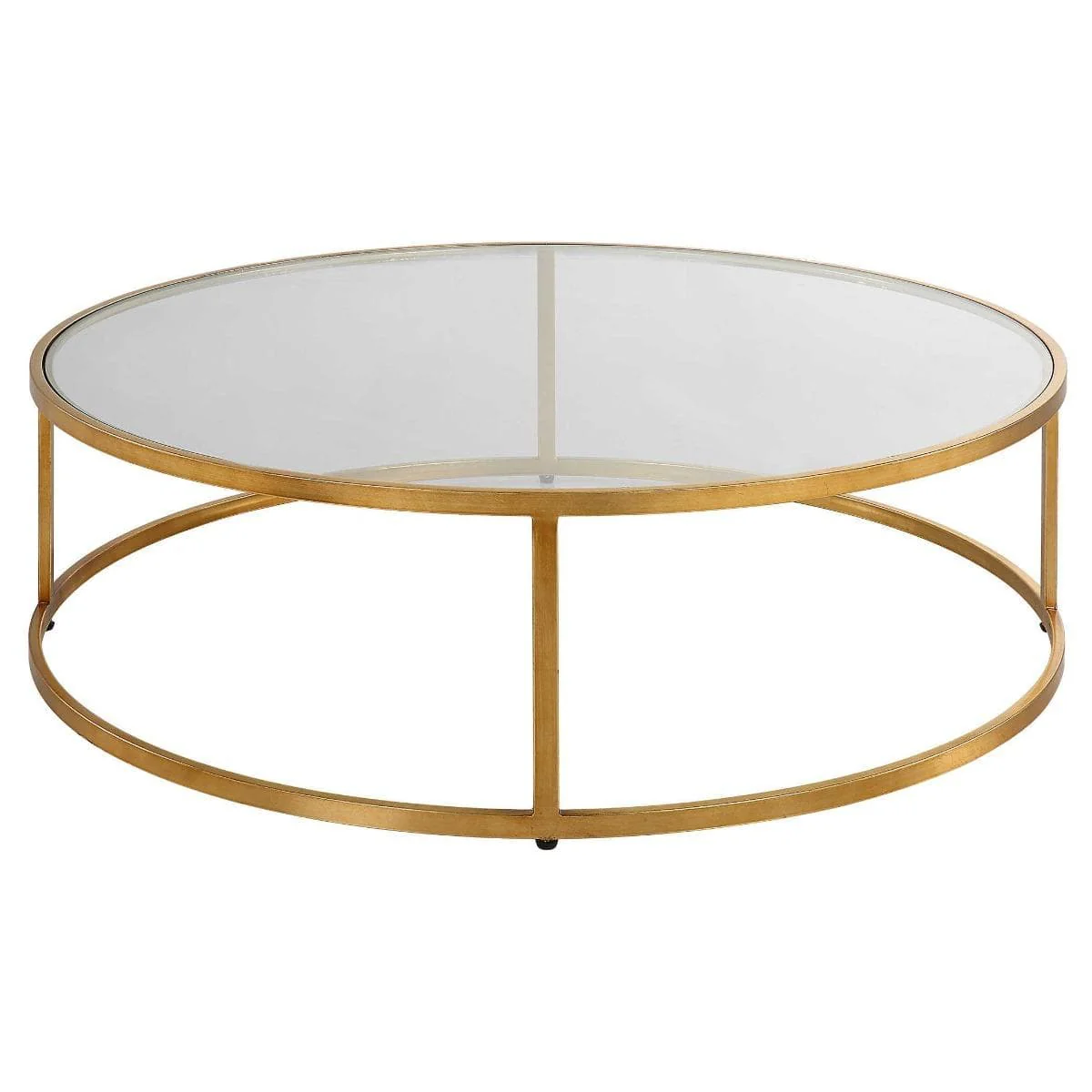 Uttermost Radius Modern Circular Coffee Table - Image 3