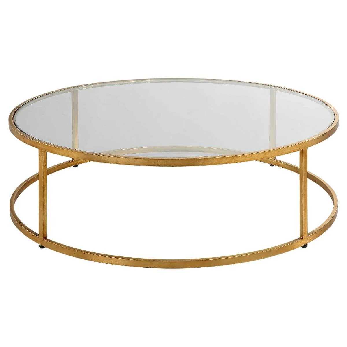 Uttermost Radius Modern Circular Coffee Table - Image 5