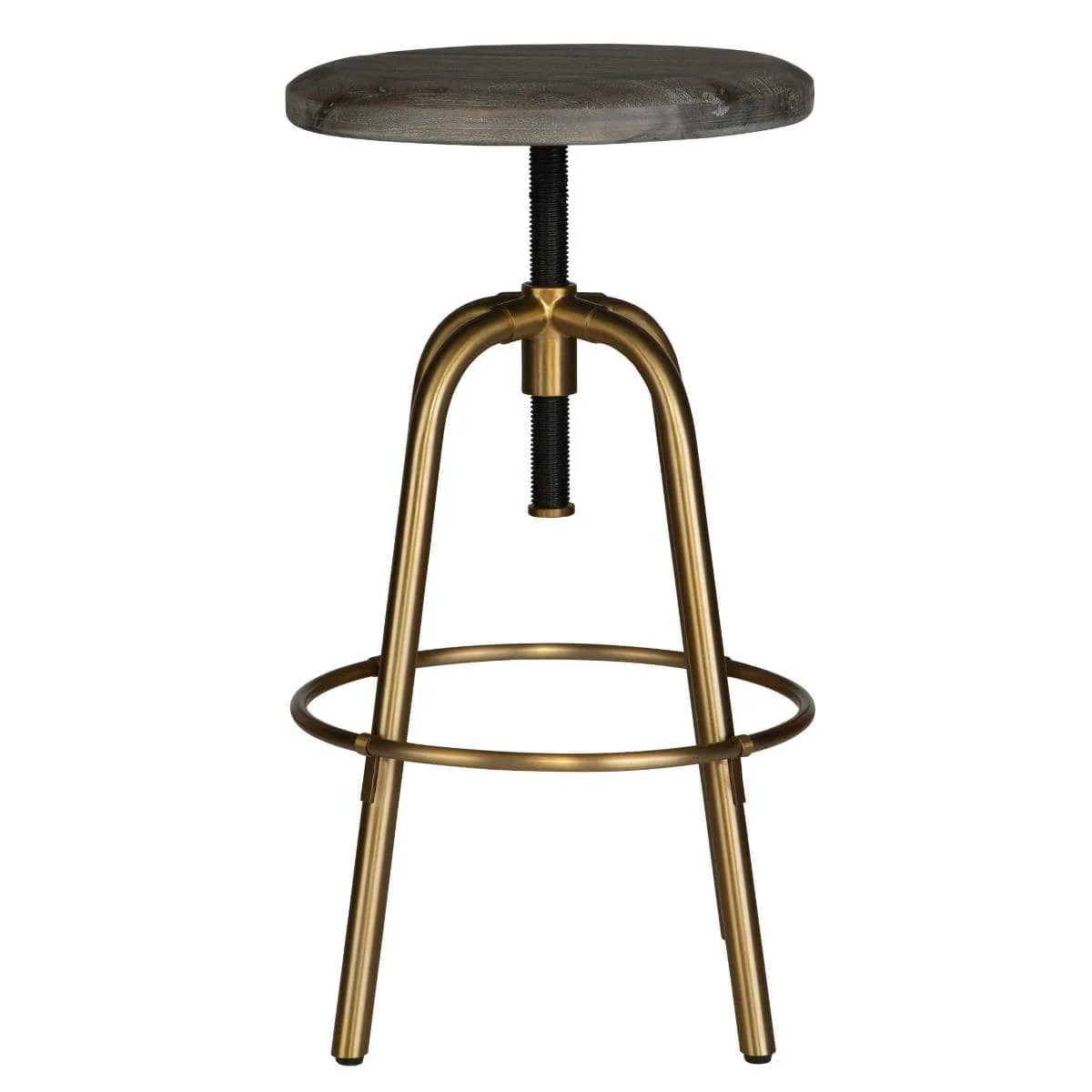 Uttermost Revolve Brass Counter Stool - Image 3