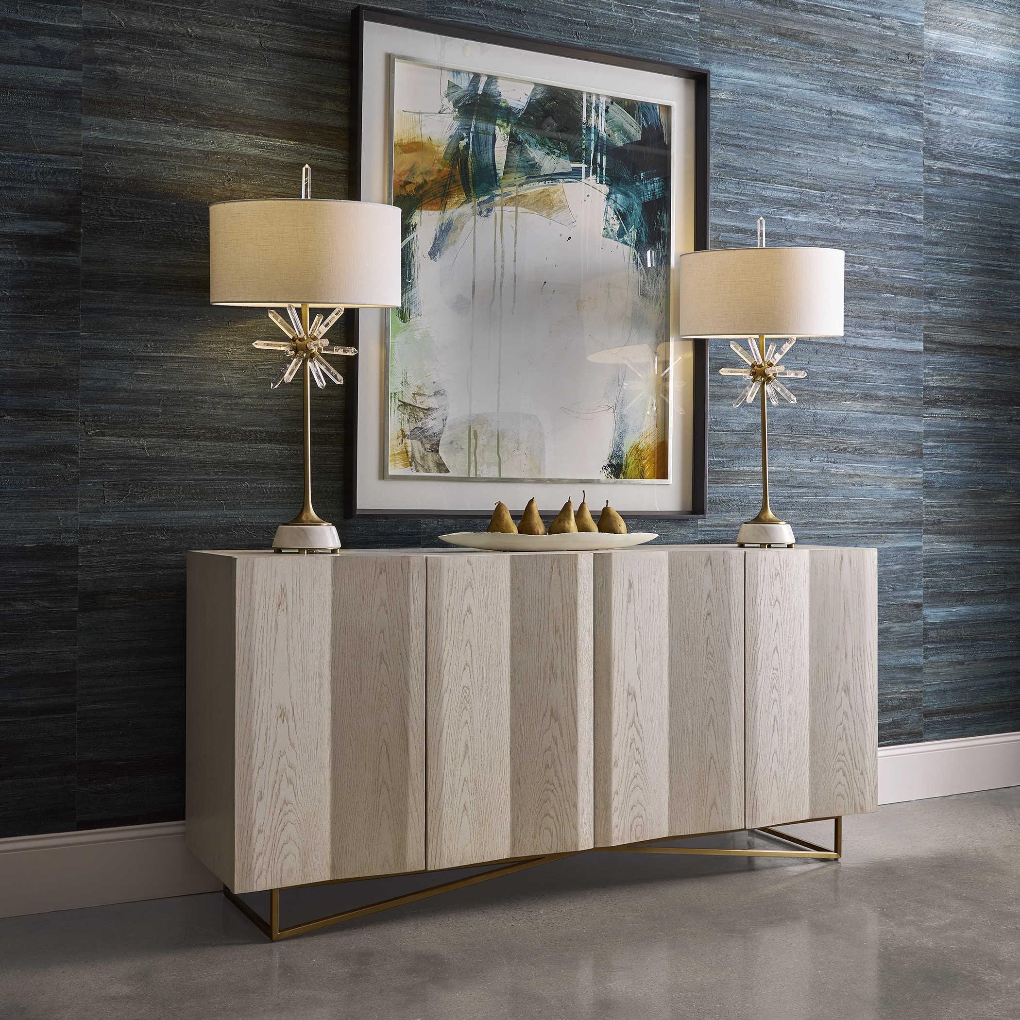 Black Label Ripple 4 Door Cabinet