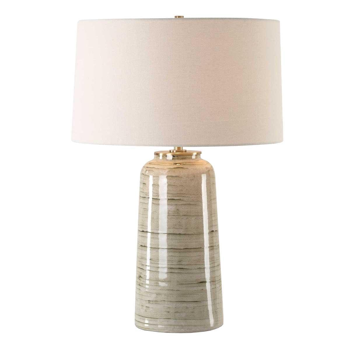 Strata Tan Glaze Table Lamp - Image 5