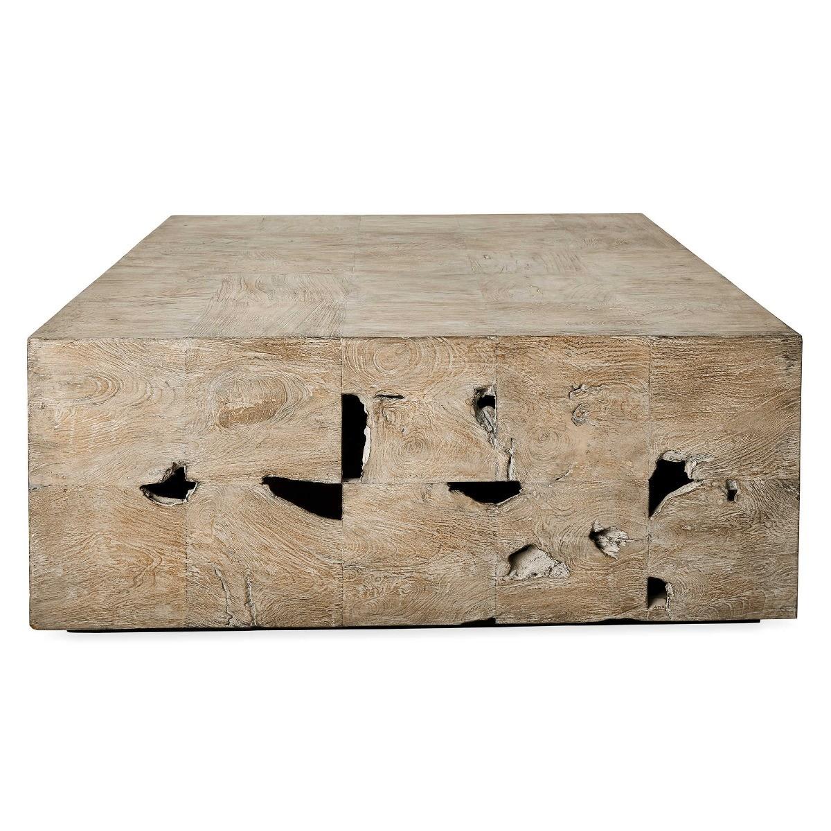Black Label Teak Tac Toe Coffee Table - Light