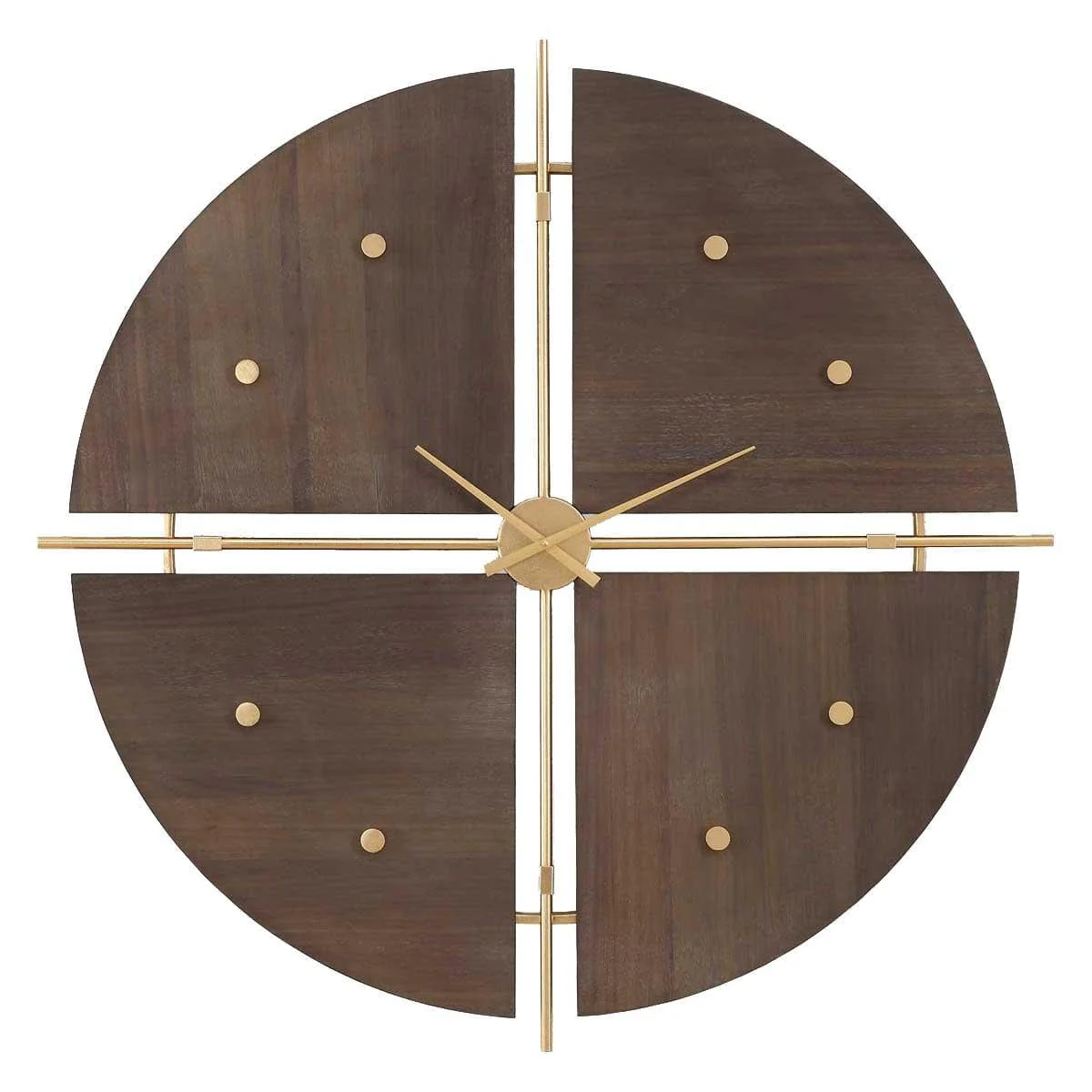 Walnut Elegance Wall Clock - Image 5