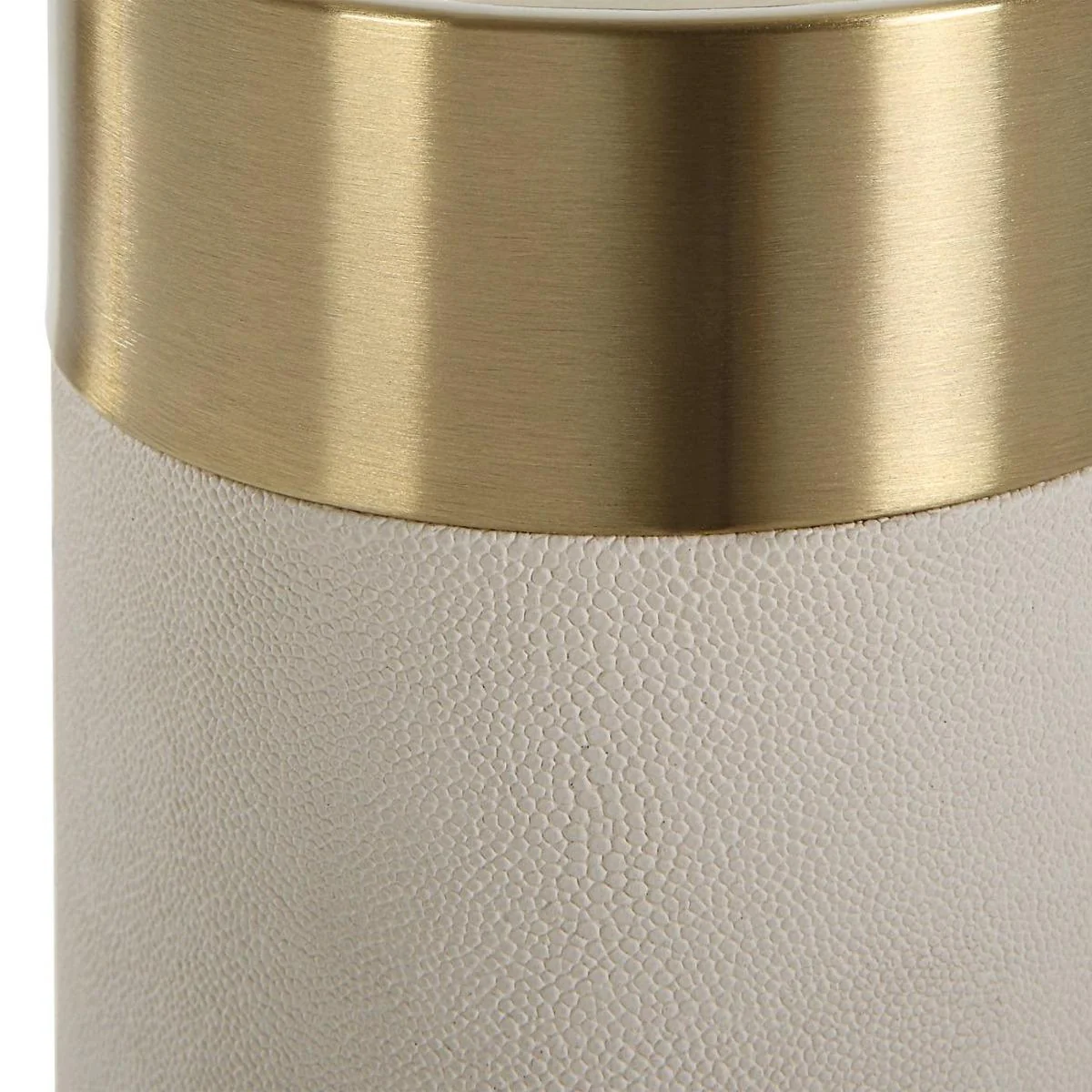 Uttermost Wessex White Pillar Candleholders | Set of 2 - Image 2