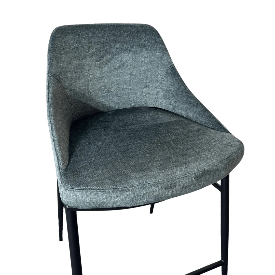 Vai Barstool - Bella Velour Pacific - Image 3