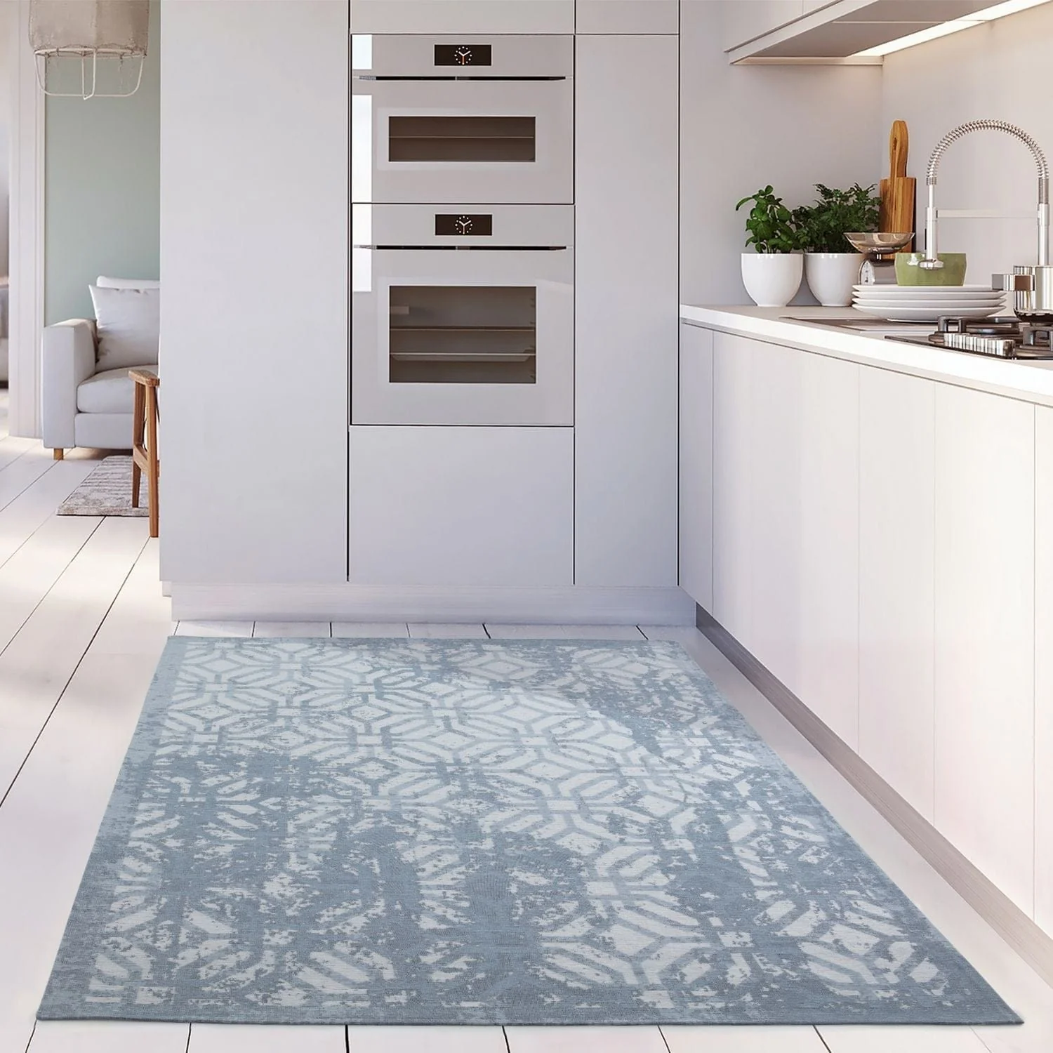 Washable Rug Carina Blue | 6931B - Image 9