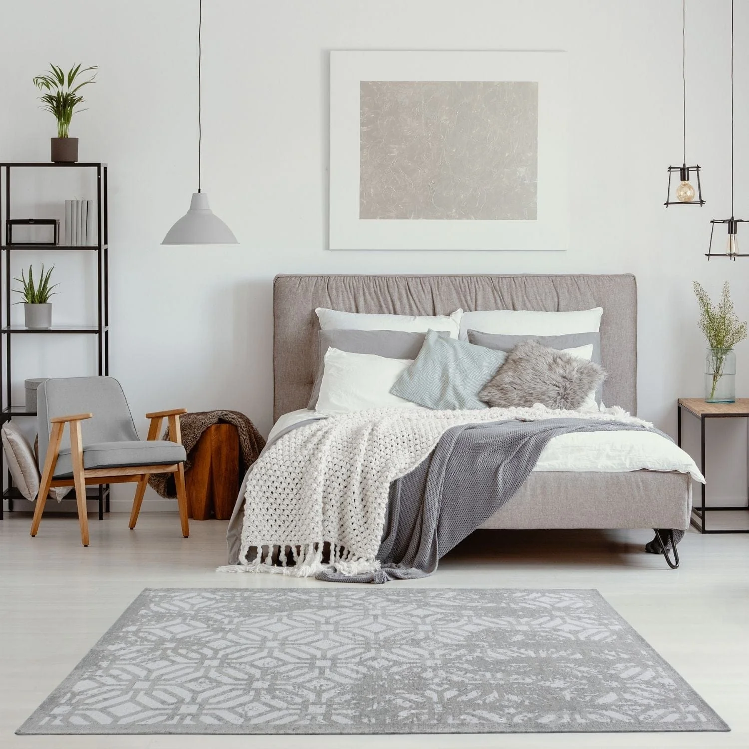 Washable Rug Carina Grey | 6932 - Image 11