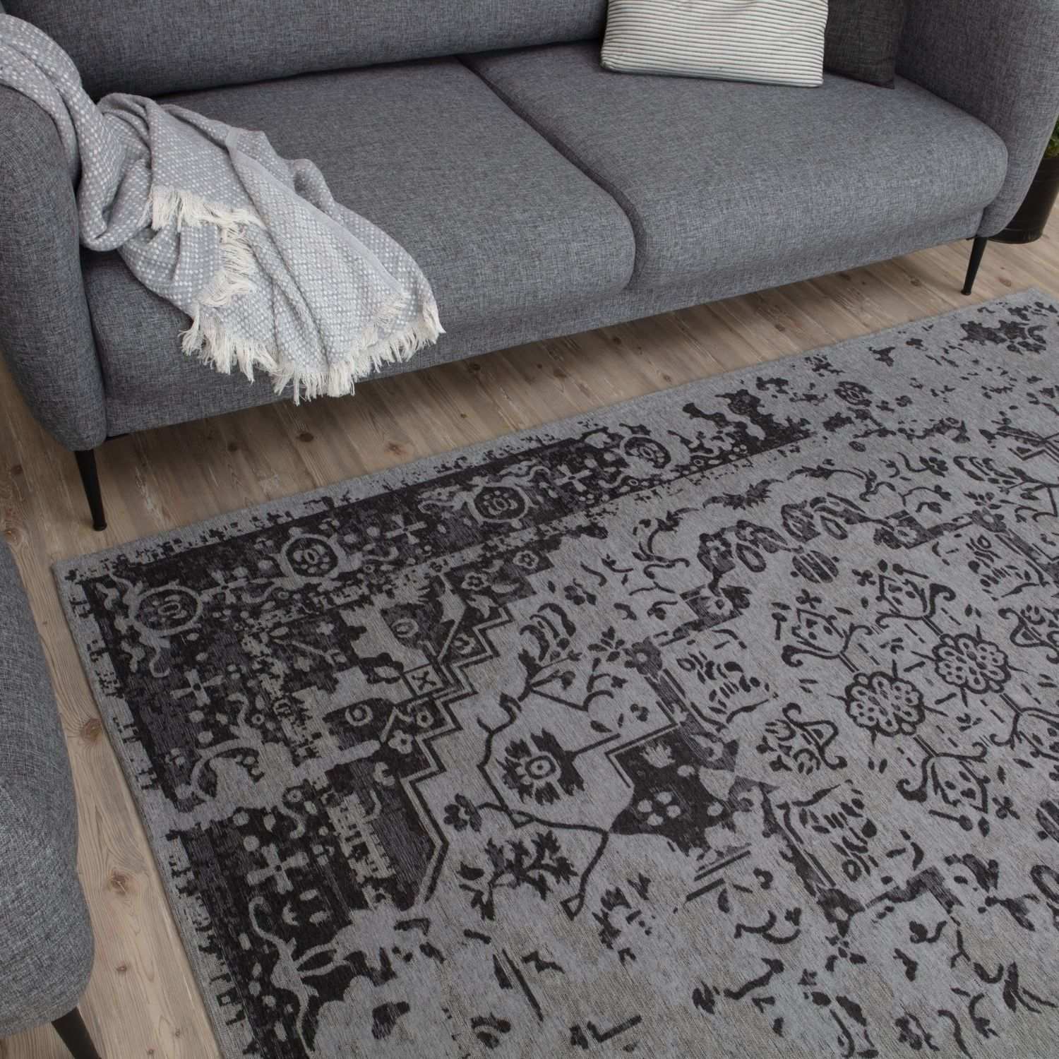 Washable Rug Carina Grey | 6963 - Image 7
