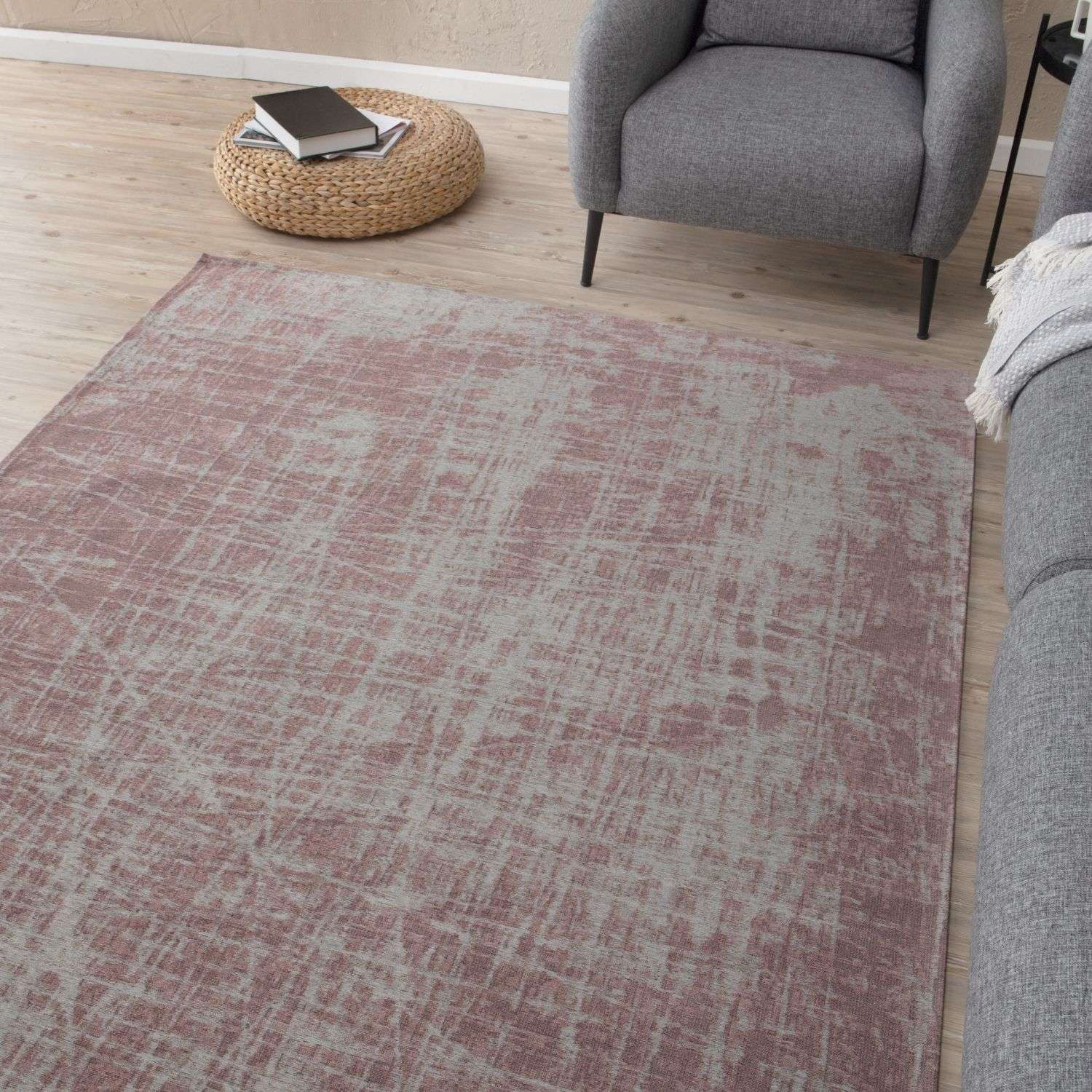 Washable Rug Carina Pink | 6920P - Image 9