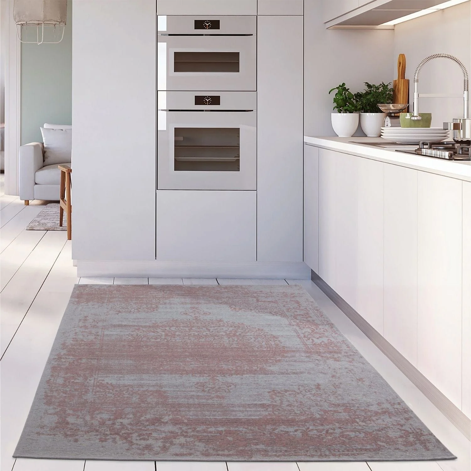 Washable Rug Carina Pink | 6941P - Image 12
