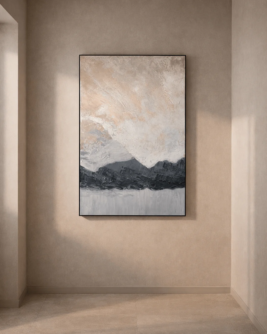 Winter Morning - Oil painting
