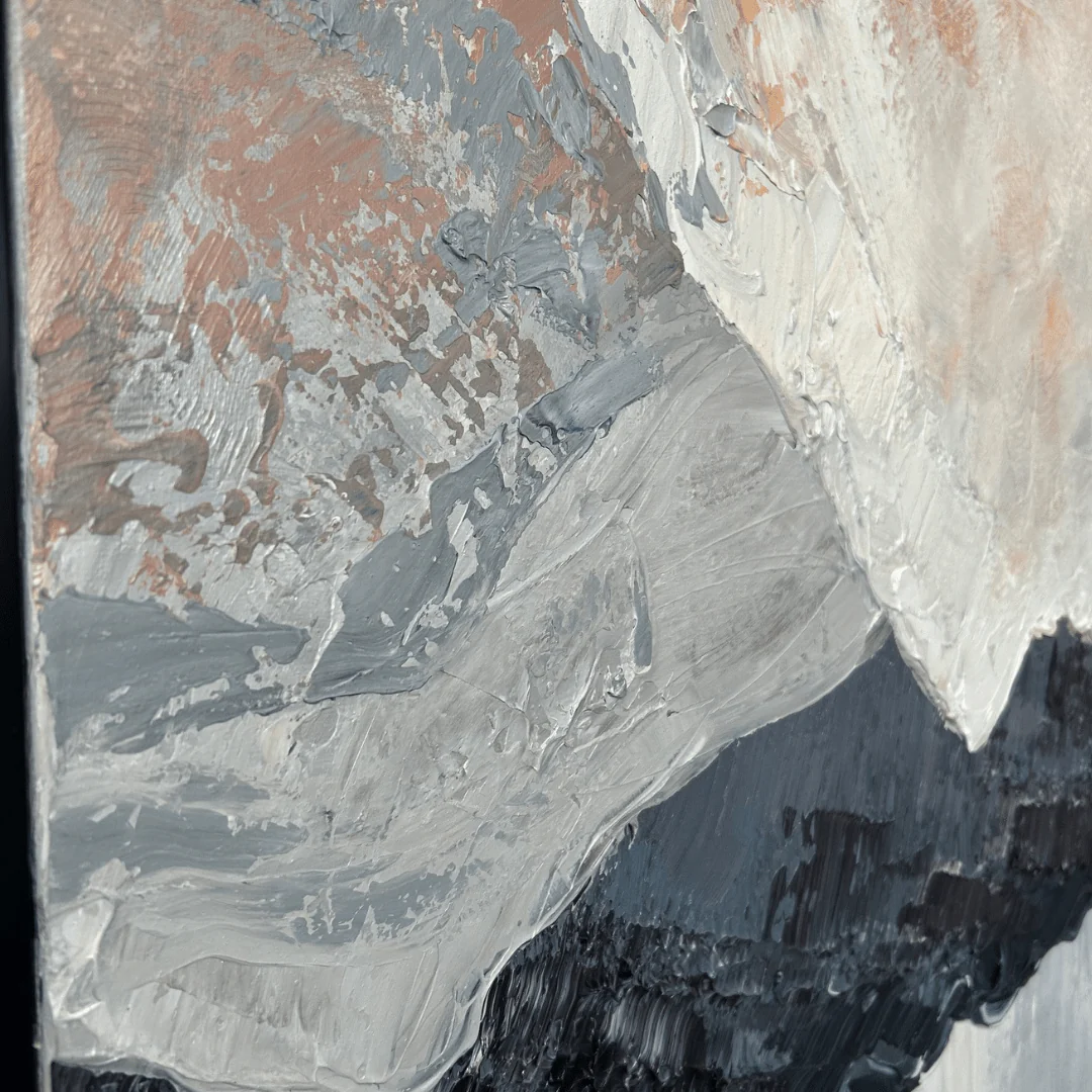 Winter Morning - Oil painting - Image 4